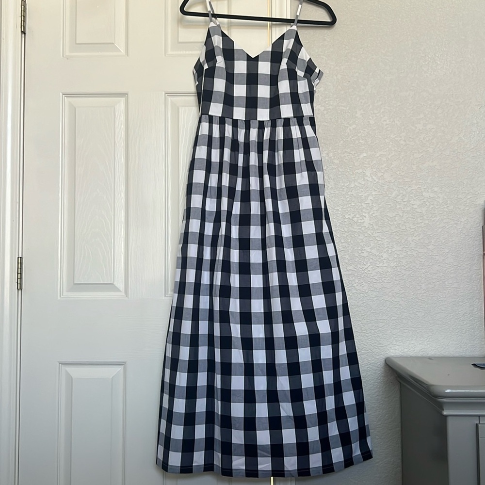 J. Crew Navy *Classic* Plaid Size 4 Dress *Excellent Condition* One Lucky Buyer